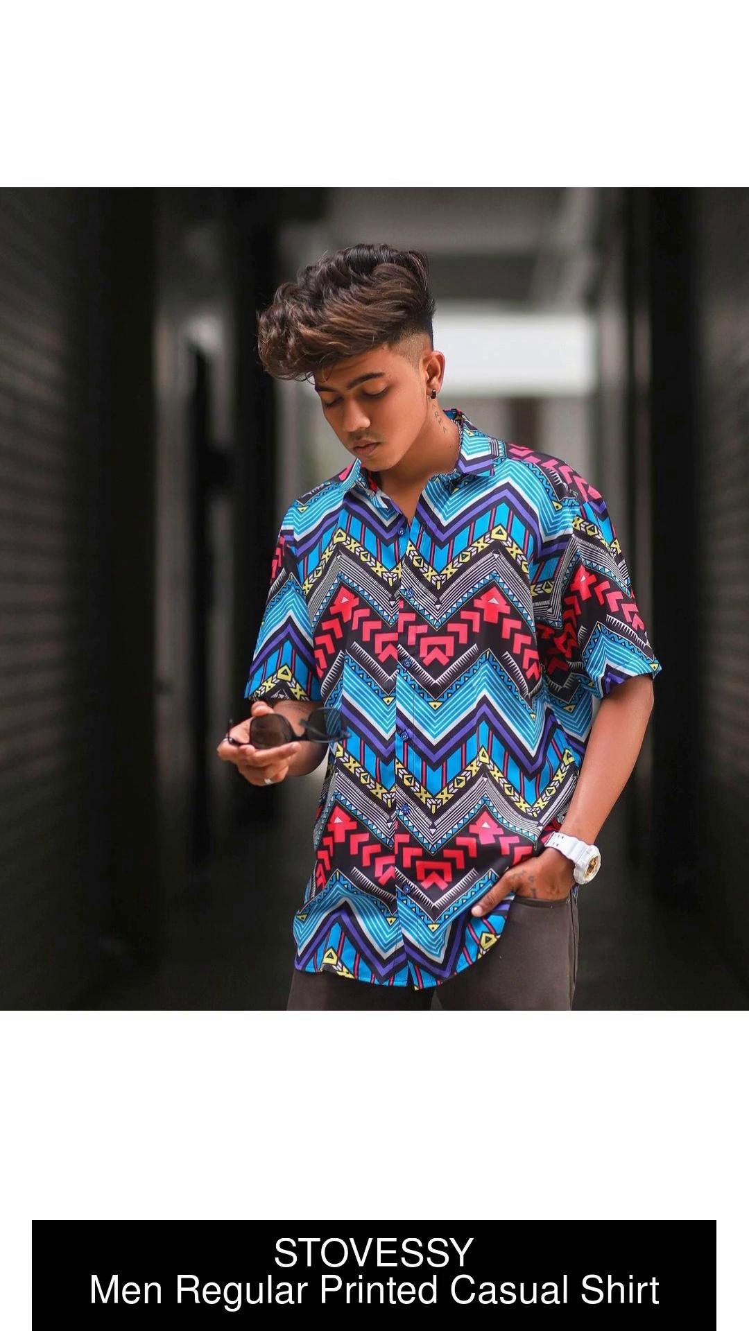 Umanghosiery Men Printed Casual Multicolor Shirt - Buy