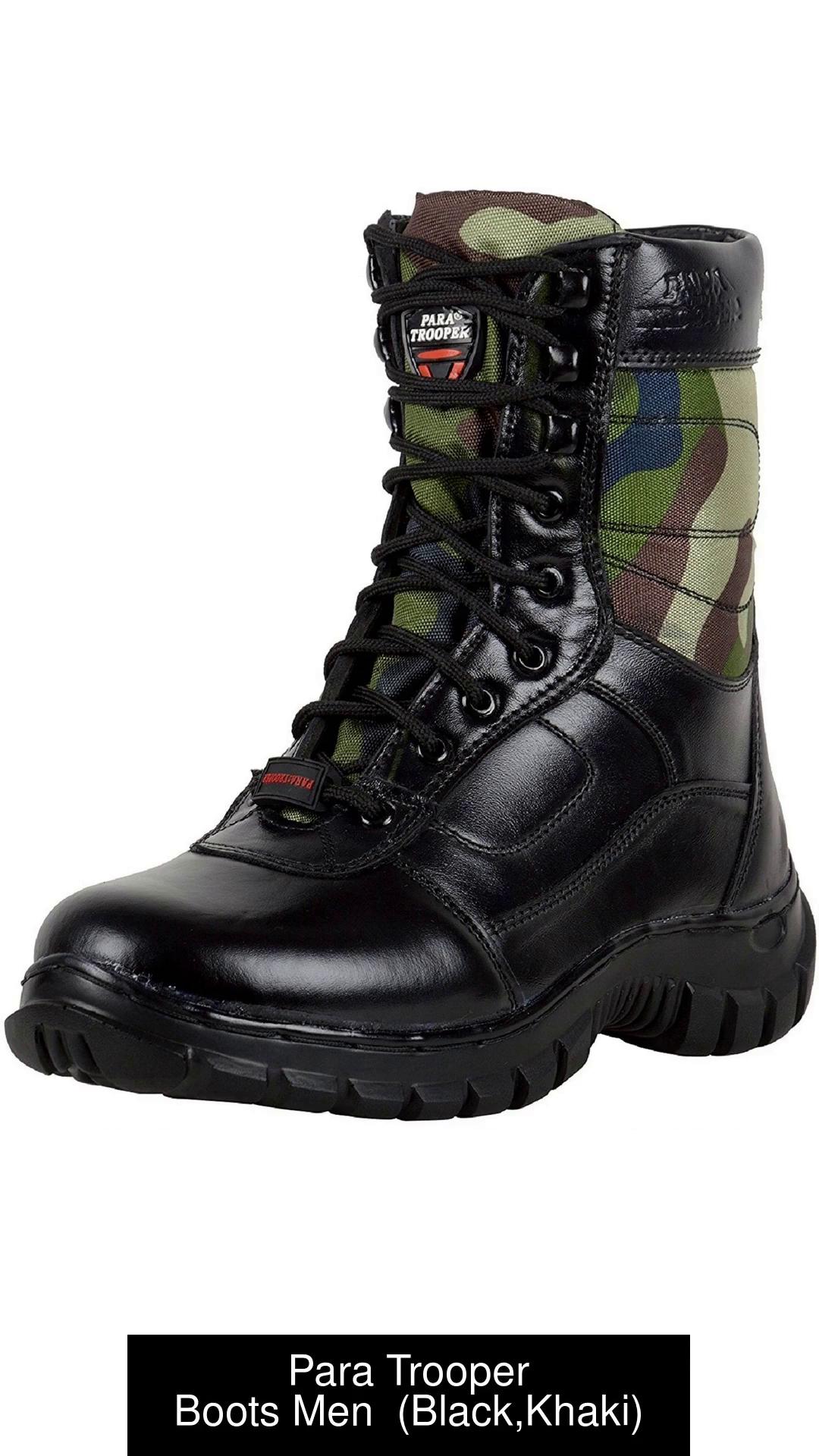 Paratrooper mens leather combat on sale boots