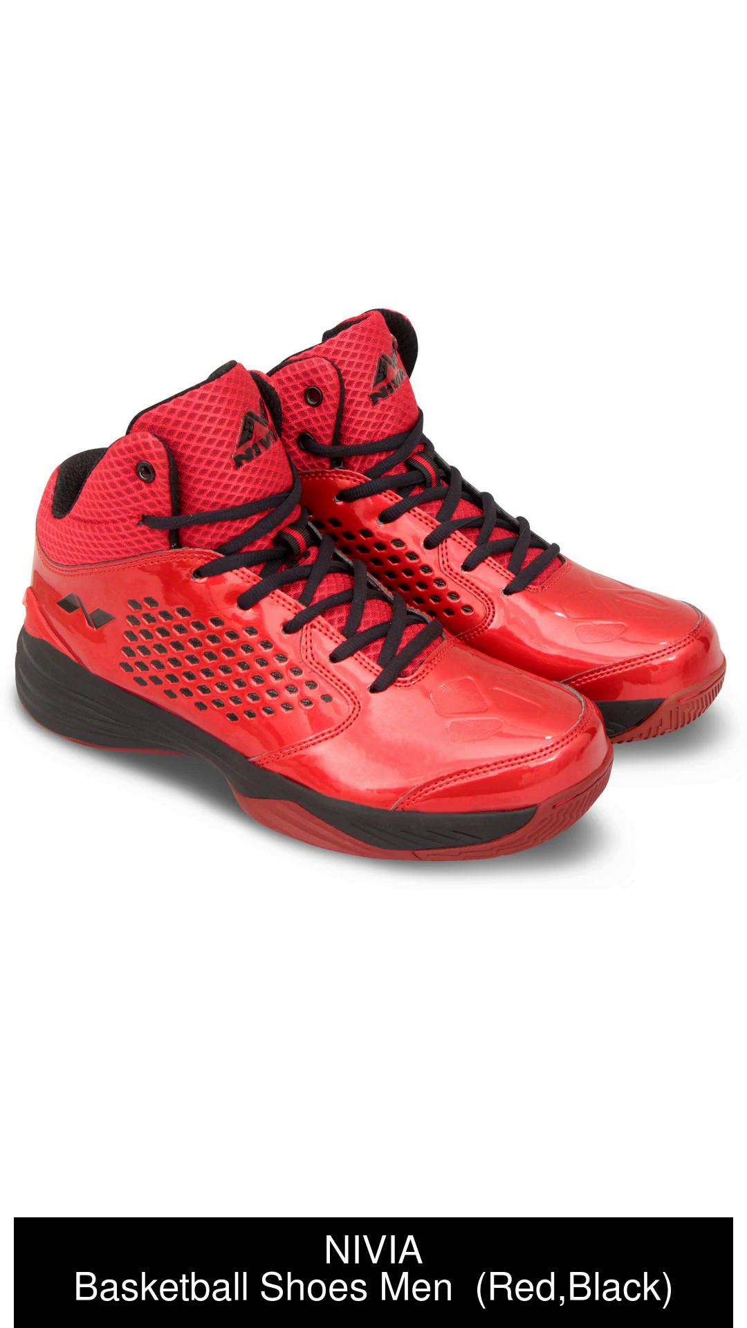 Nivia Men Basketball Shoes ( Red )