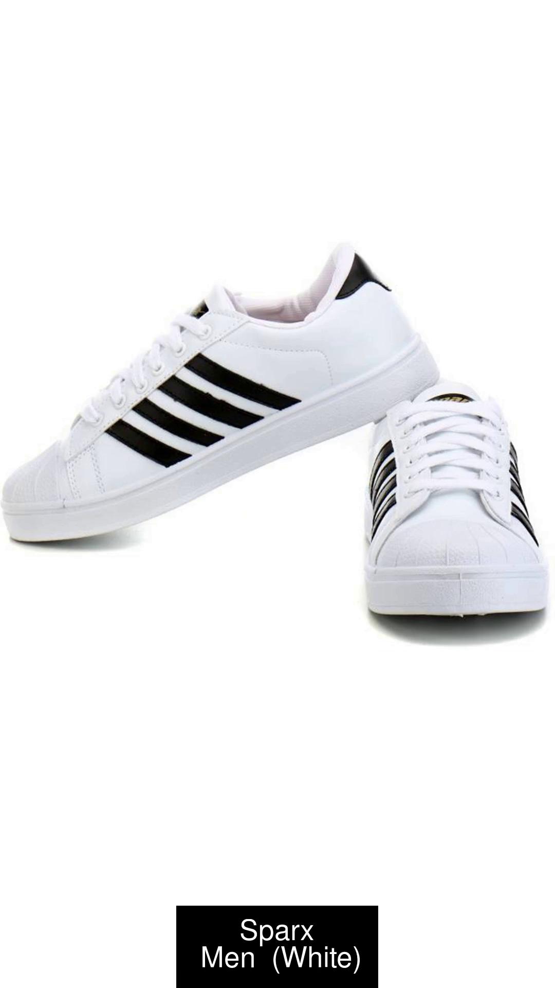 Sparx black and white shoes online