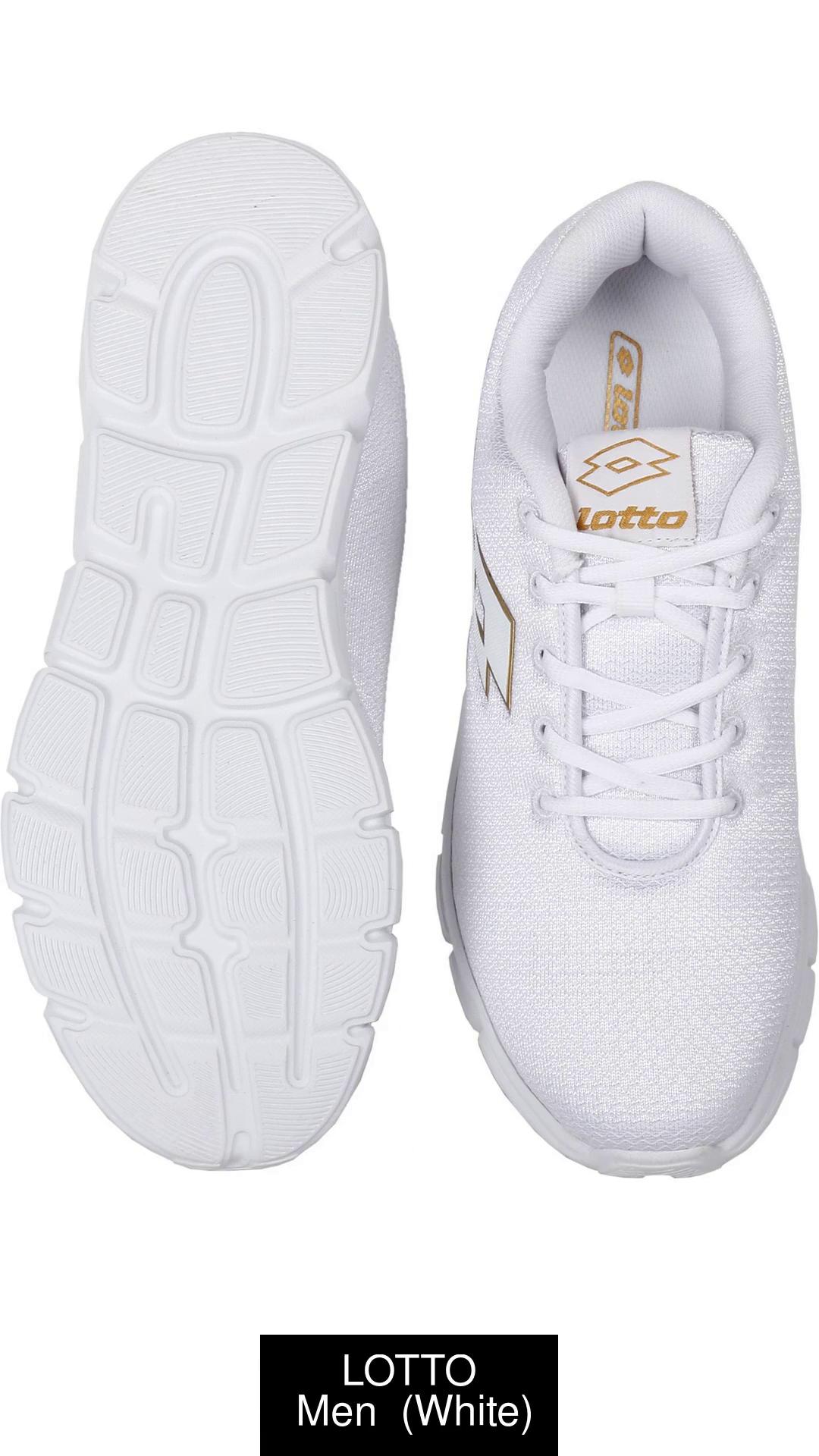 lotto men's vertigo white running shoes