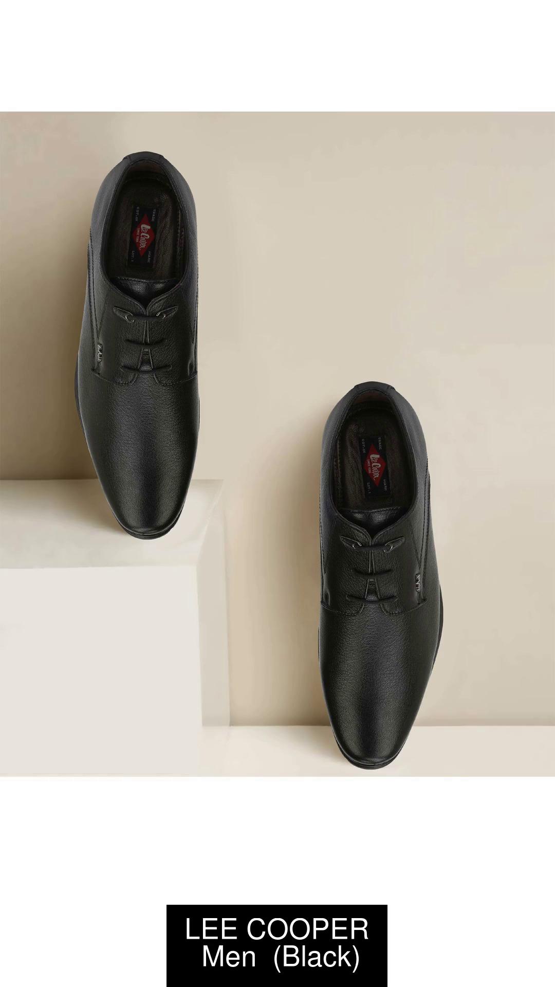 Lee cooper formal black on sale shoes