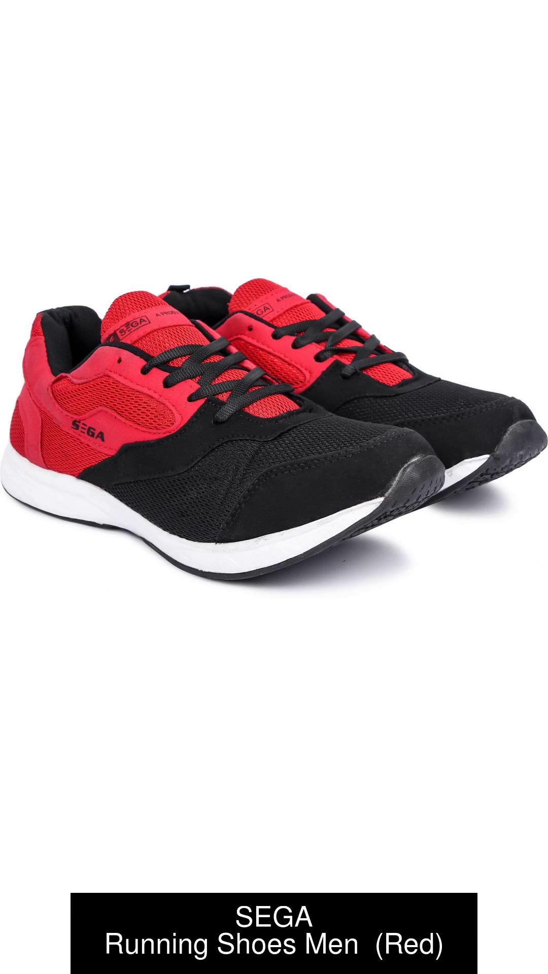 Sega shoes hot sale red and black