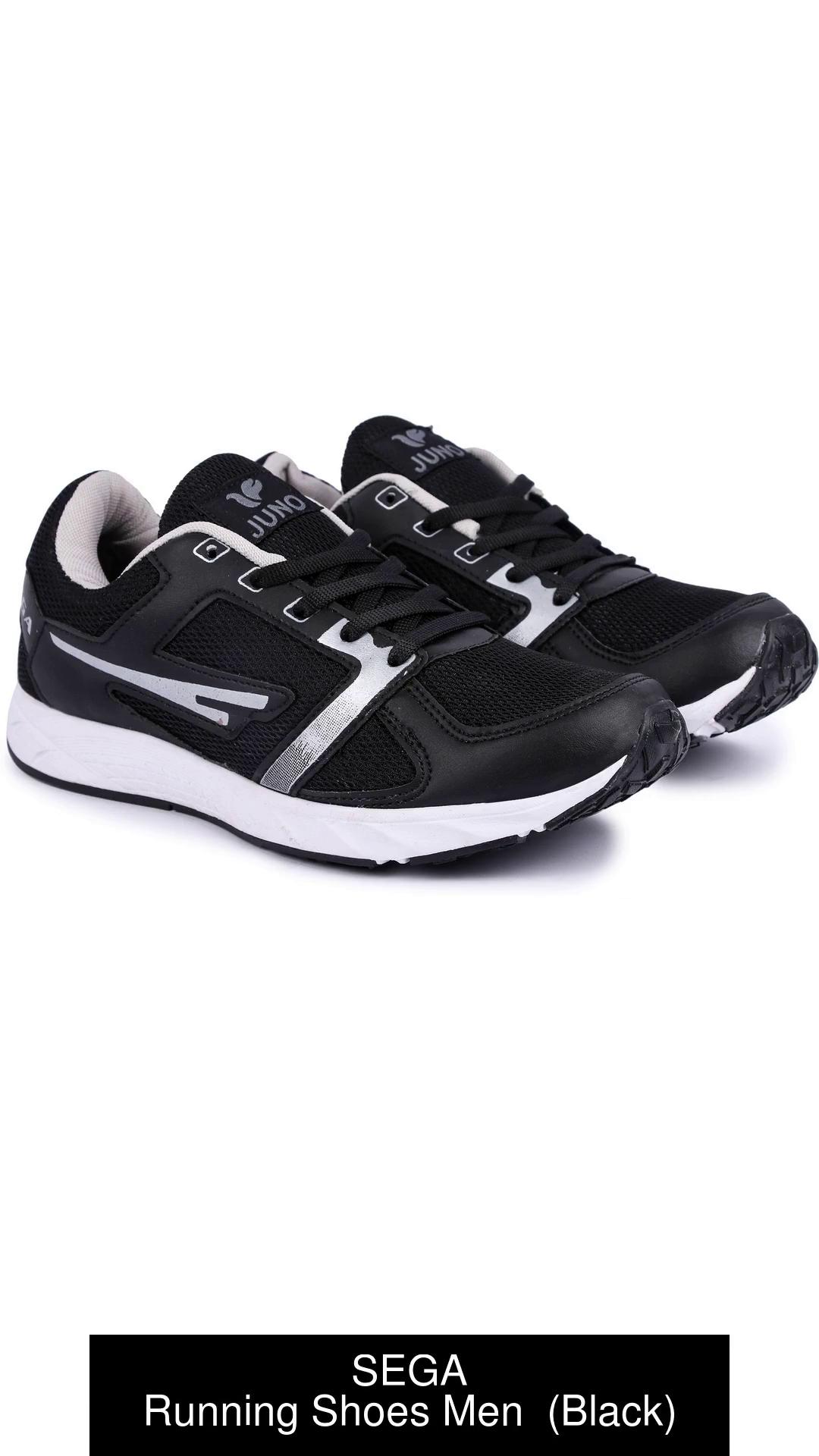 SEGA Black Marathon Running Shoes For Men - Buy SEGA Black