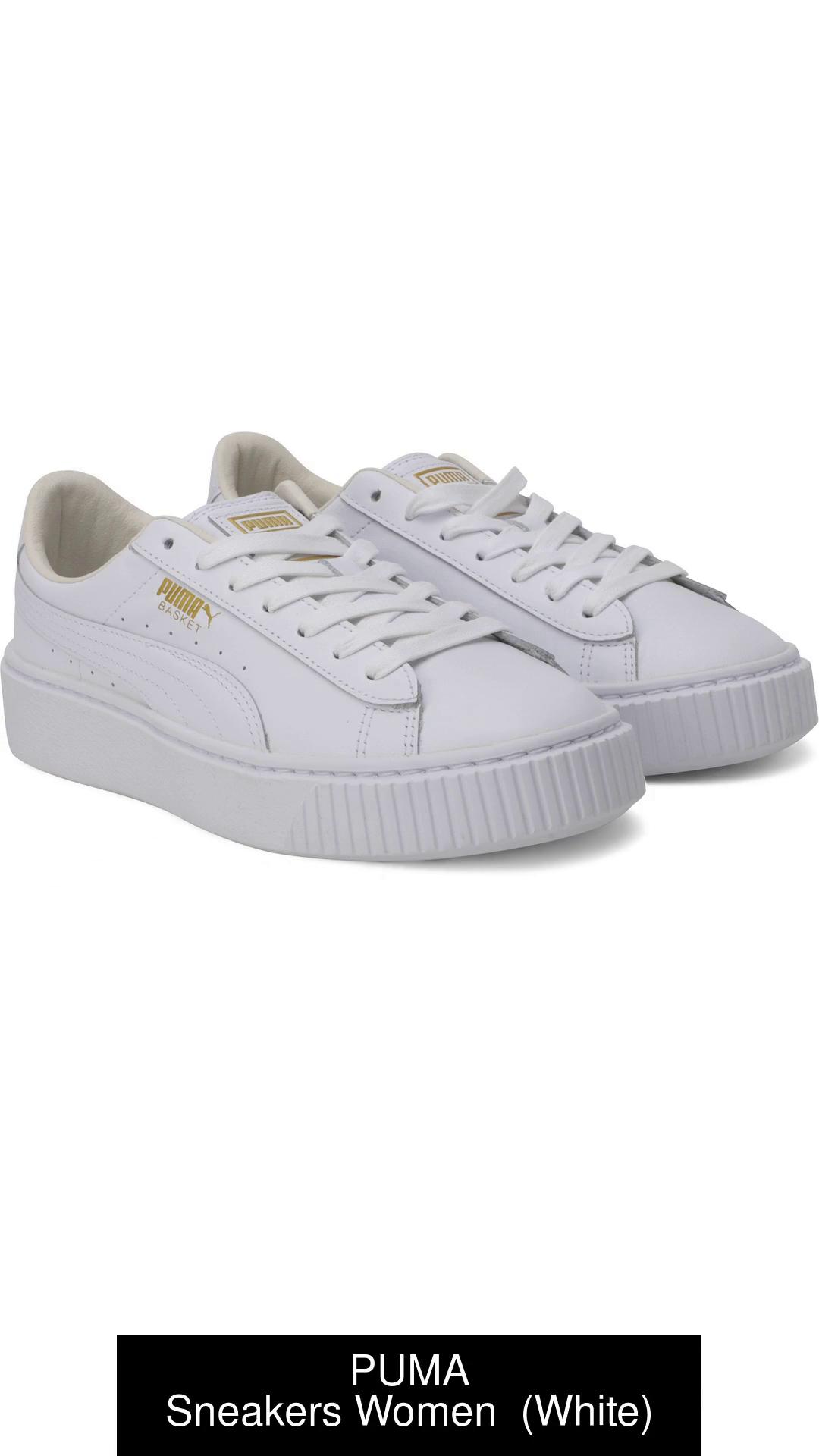 PUMA Basket Platform Core Adults Female white Basketball Sneakers