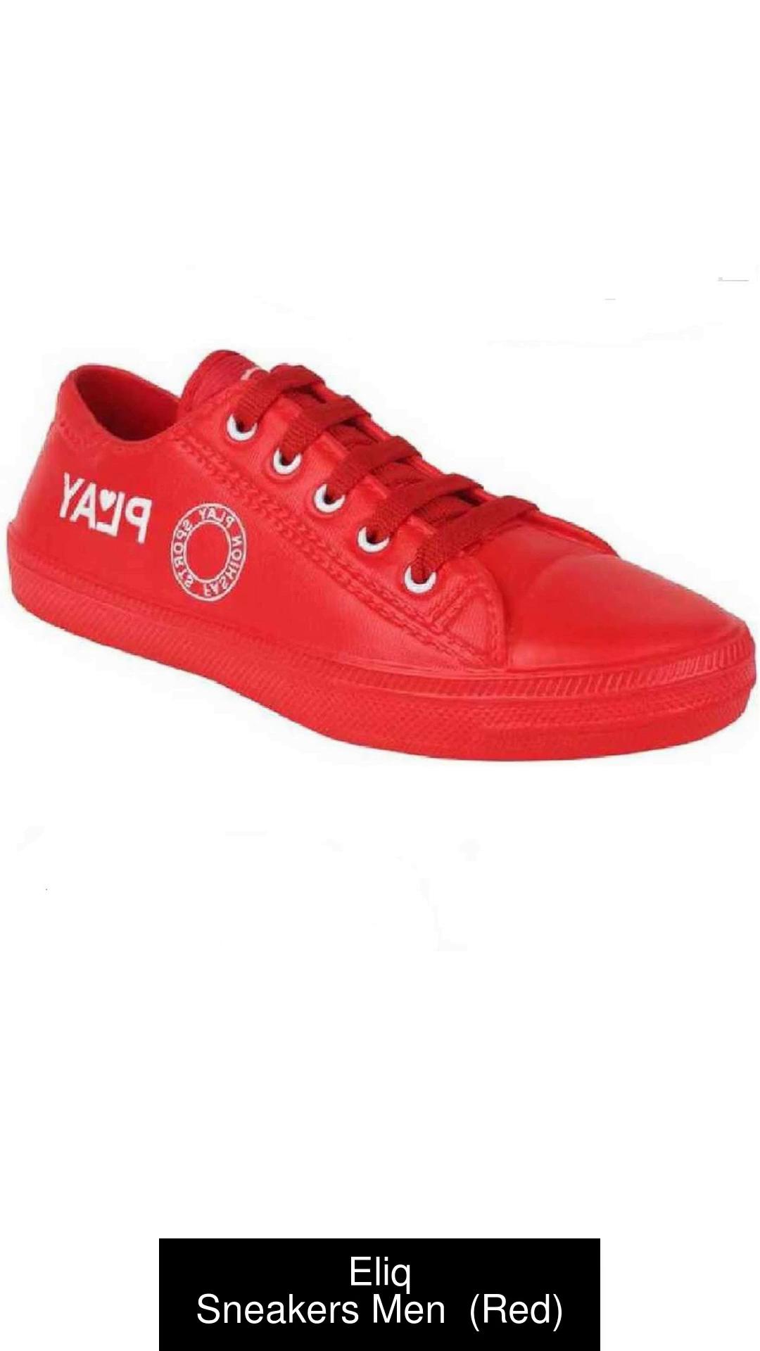 Play shoes sale red colour