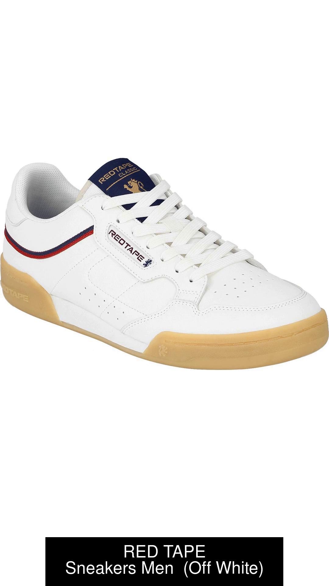 Red tape white deals sneakers flipkart