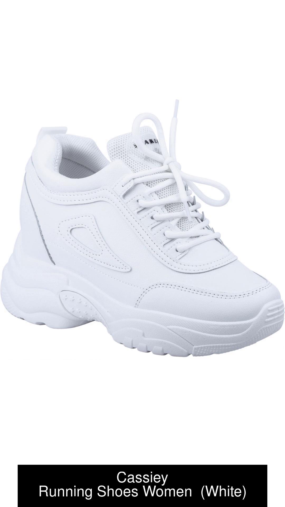 White running shoes store for ladies