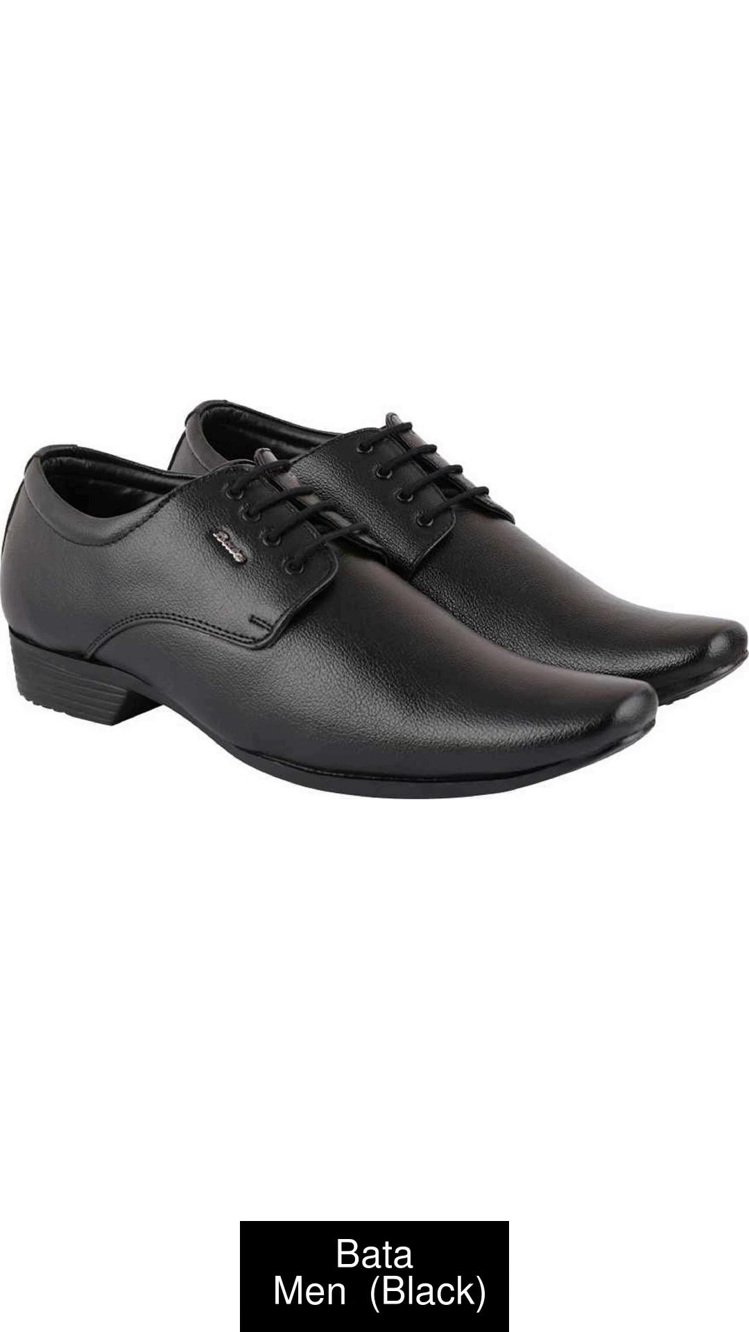 Bata black outlet shoe