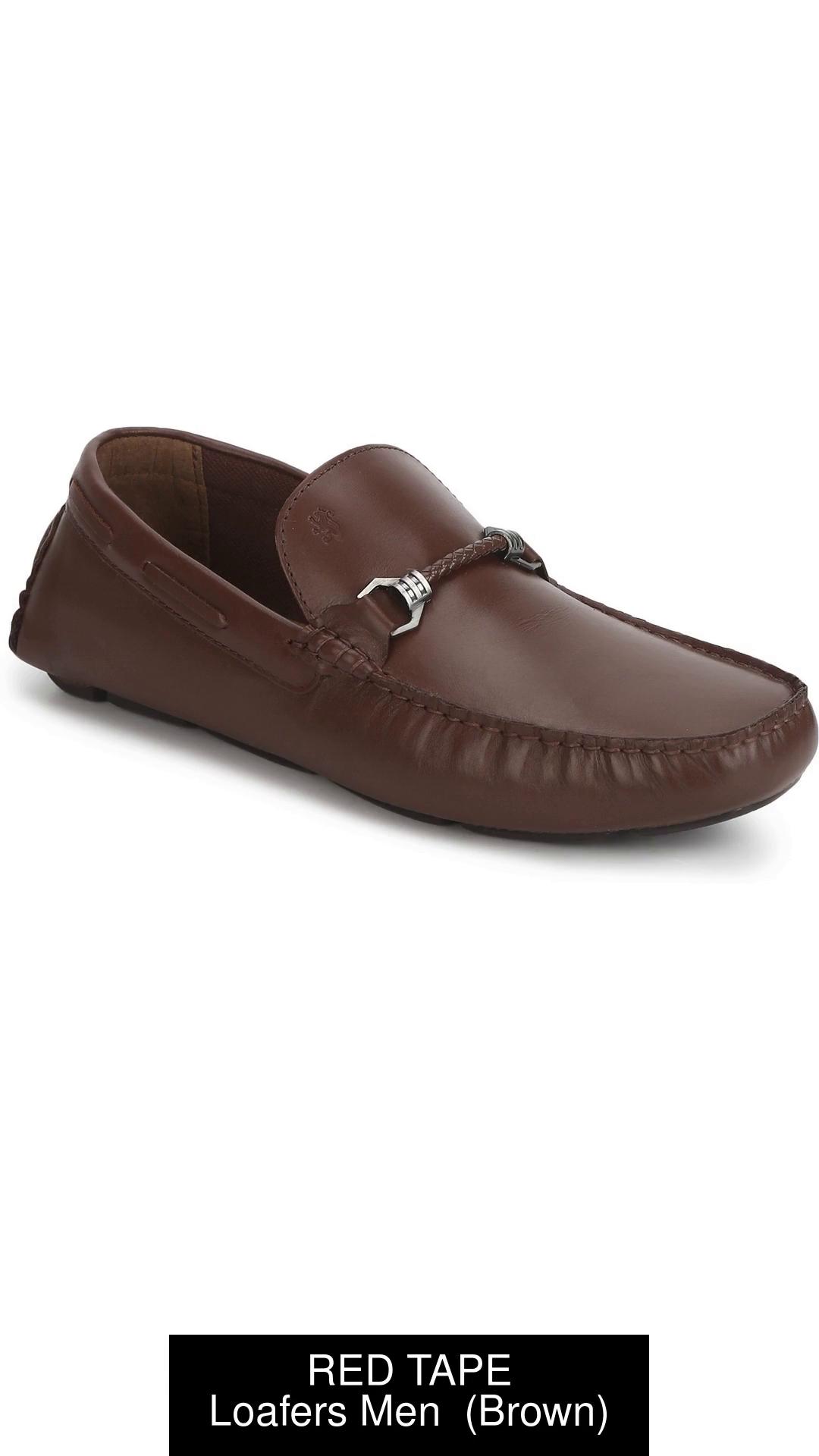 Red tape sale loafers online