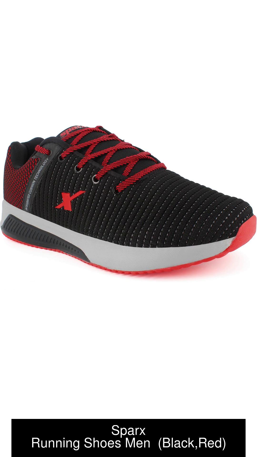 Sparx red best sale and black shoes