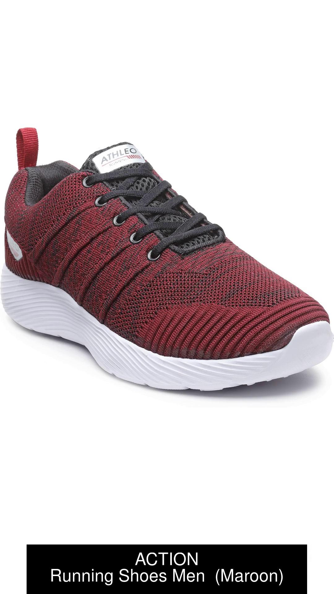 Maroon athletic clearance shoes