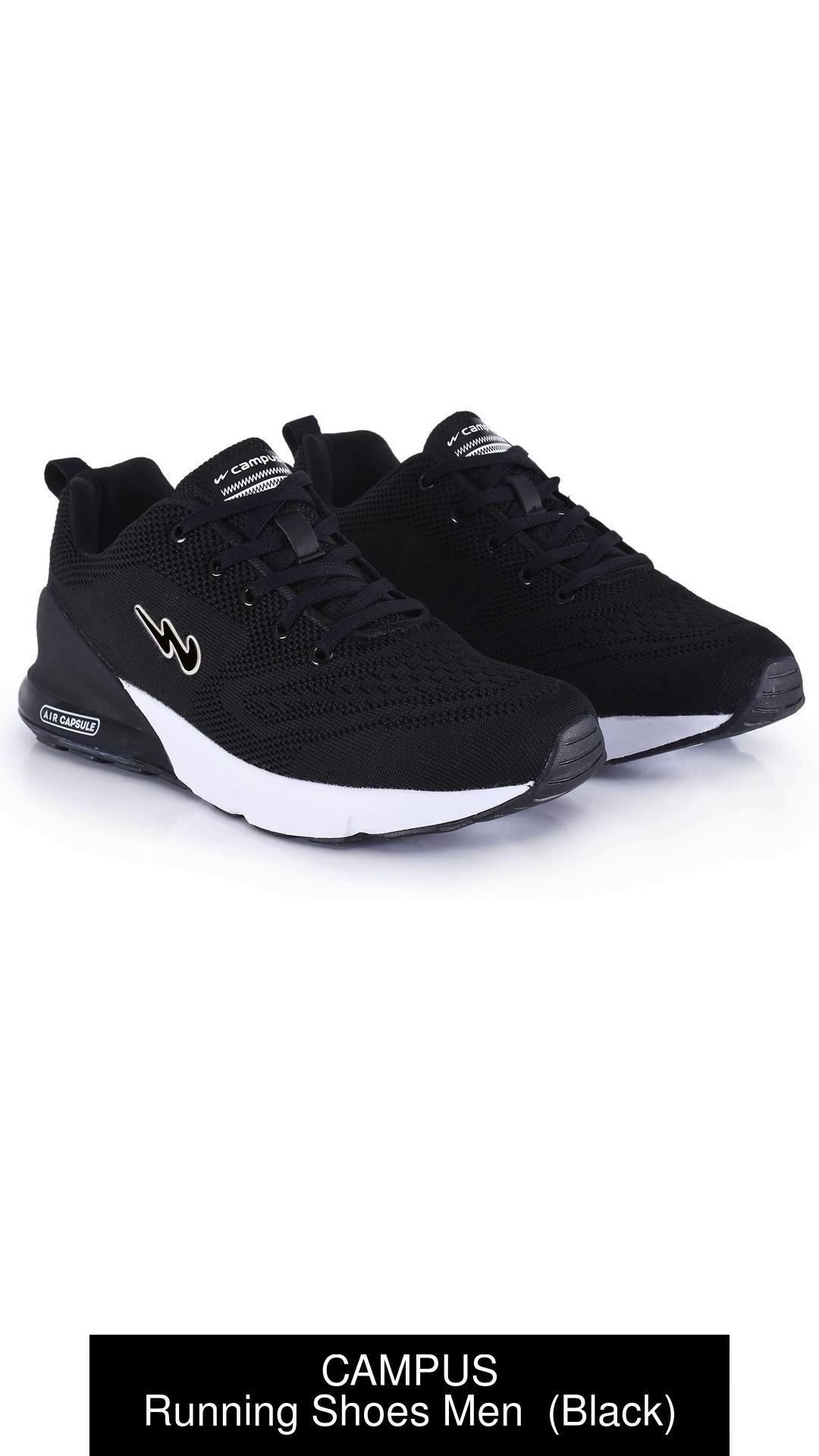 Campus men store black running shoes