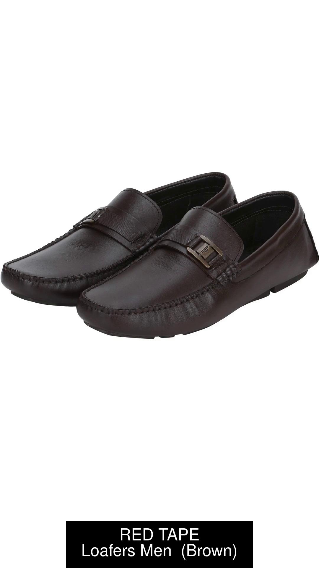 Red tape loafers on sale price