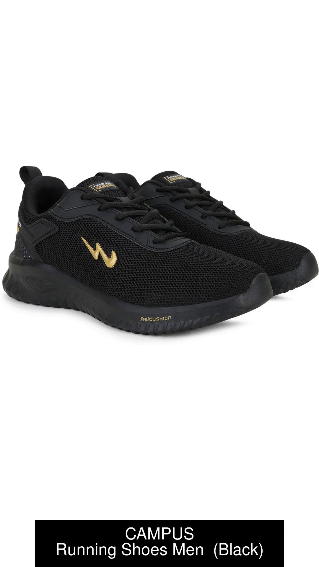 Campus full deals black shoes