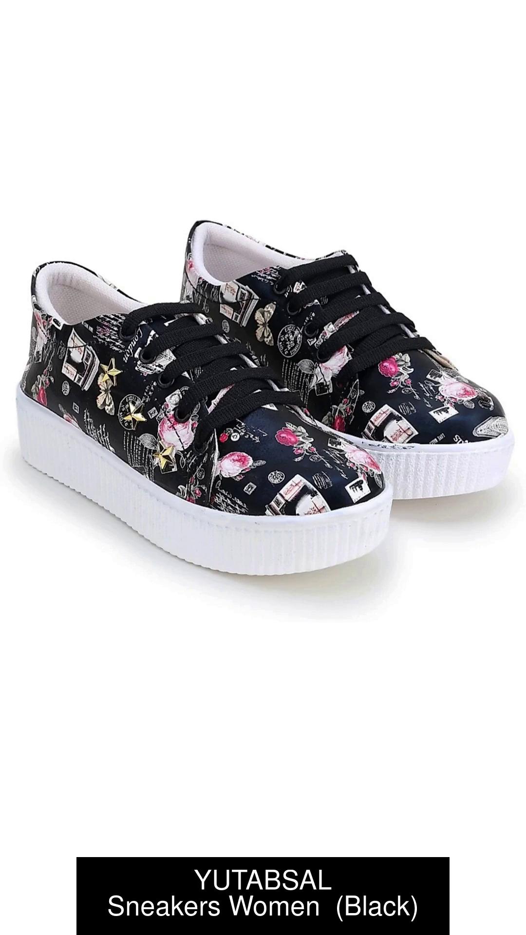 Printed shoes for store girl