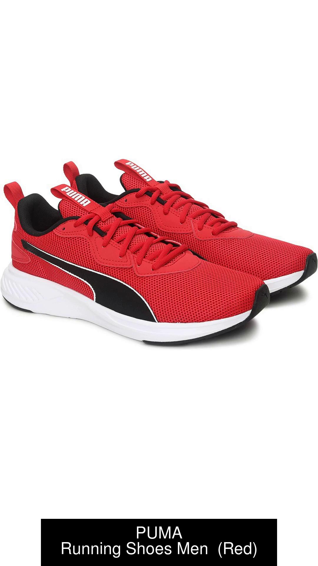 Mens puma hot sale red sneakers