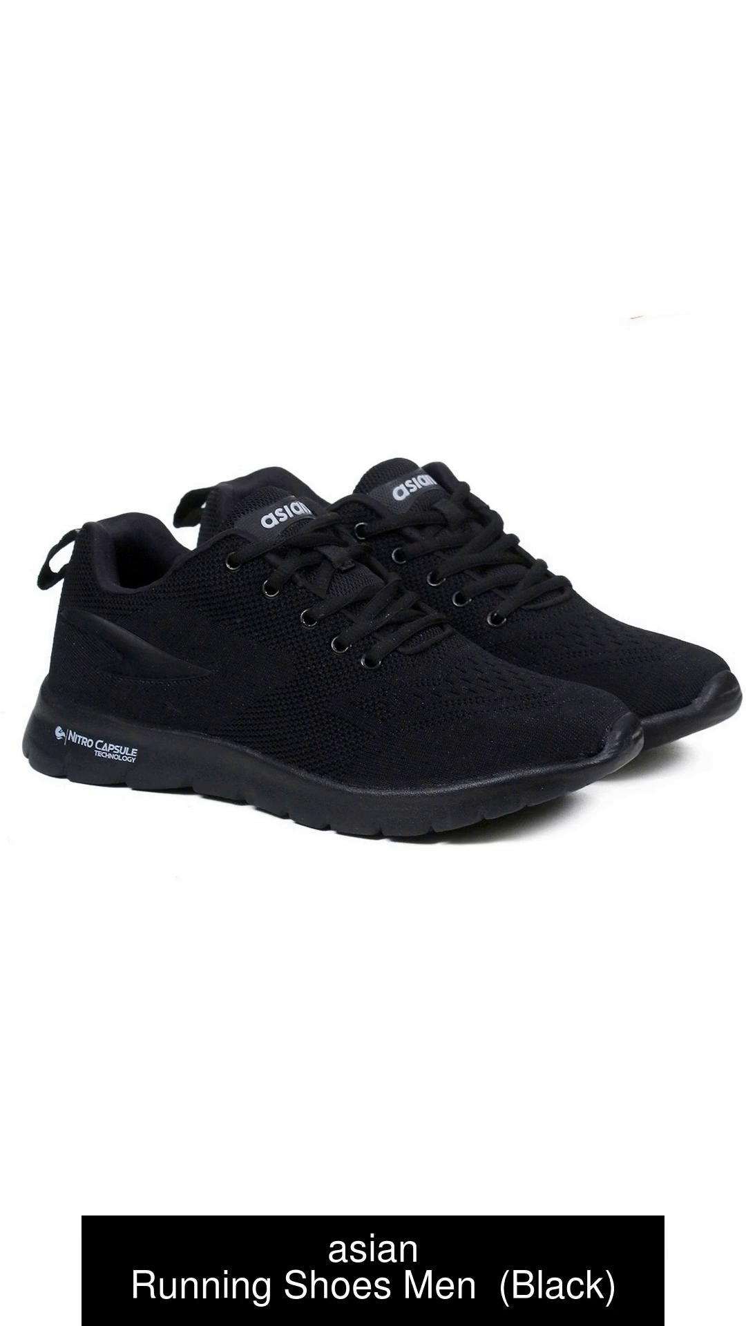 All black 2025 sport shoes