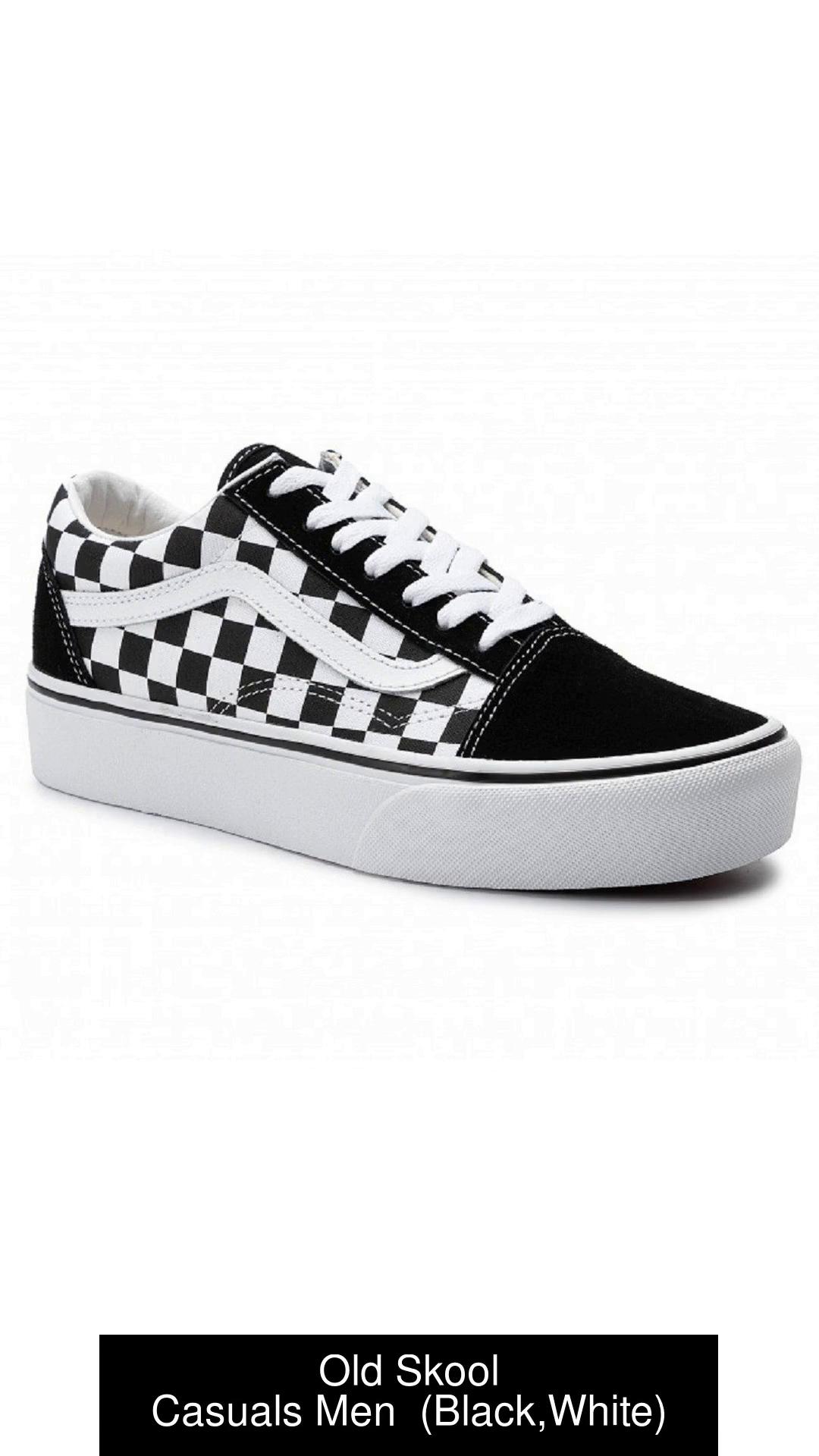 Black and white shop checkered old skool vans