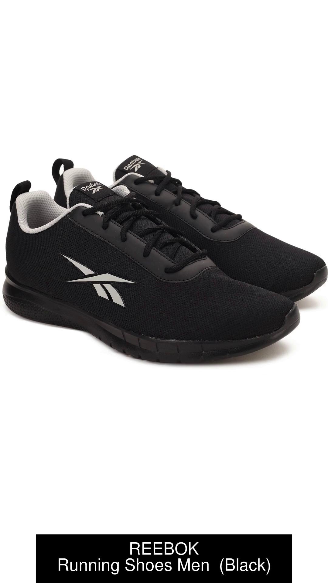 Black reebok cheap shoes mens