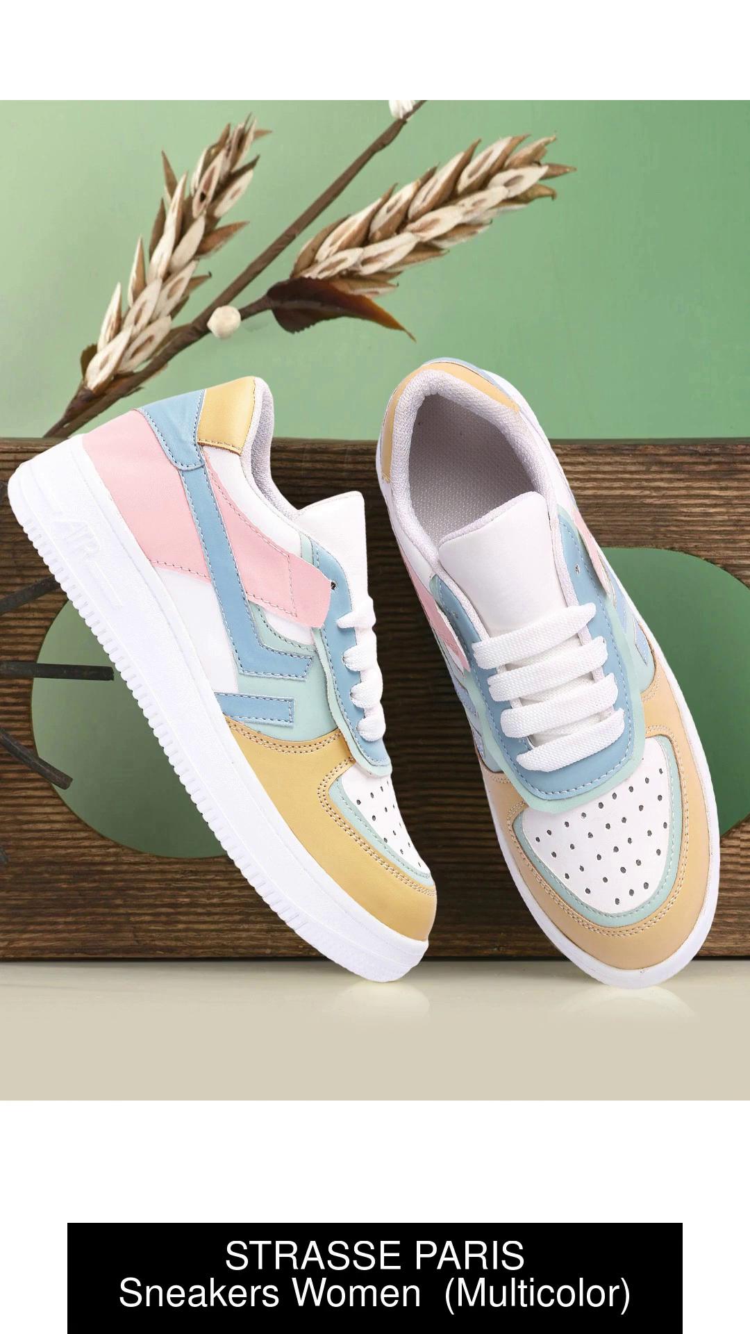 Women's best sale multicolor sneakers