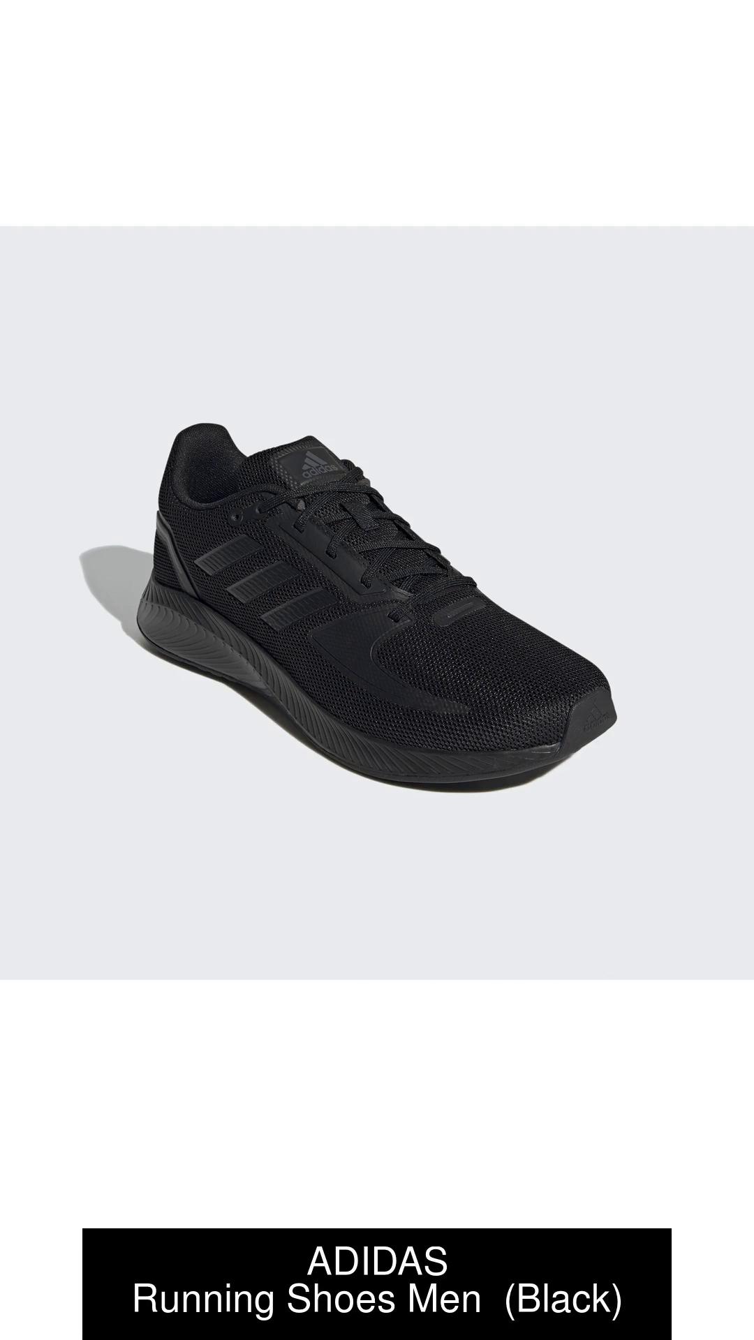 Adidas neo shop black running shoes