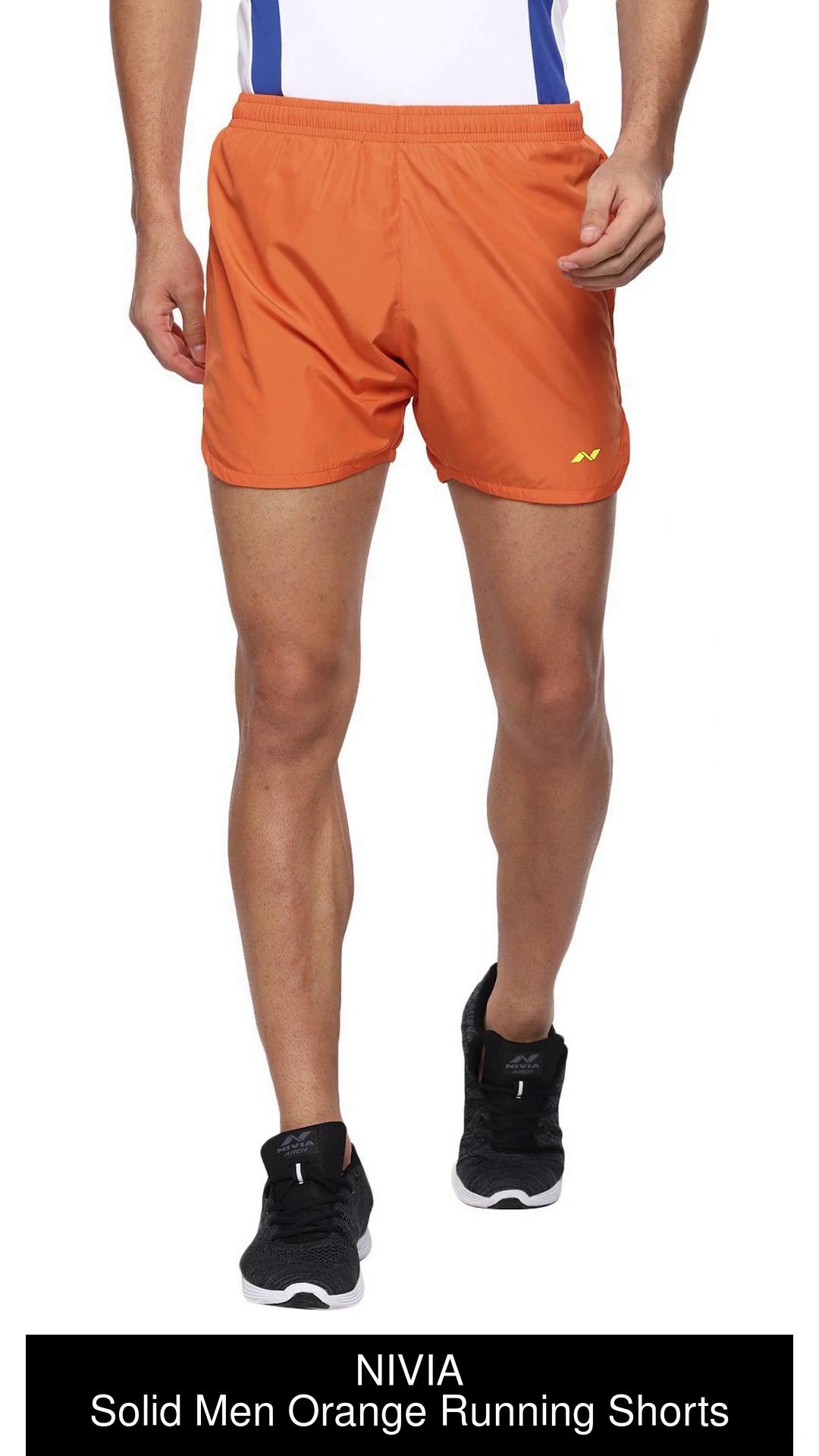 GRAMVAL Running Shorts 6 Quick Dry Gym Athletic Workout Shorts for Men  with Pockets Orange at  Men's Clothing store