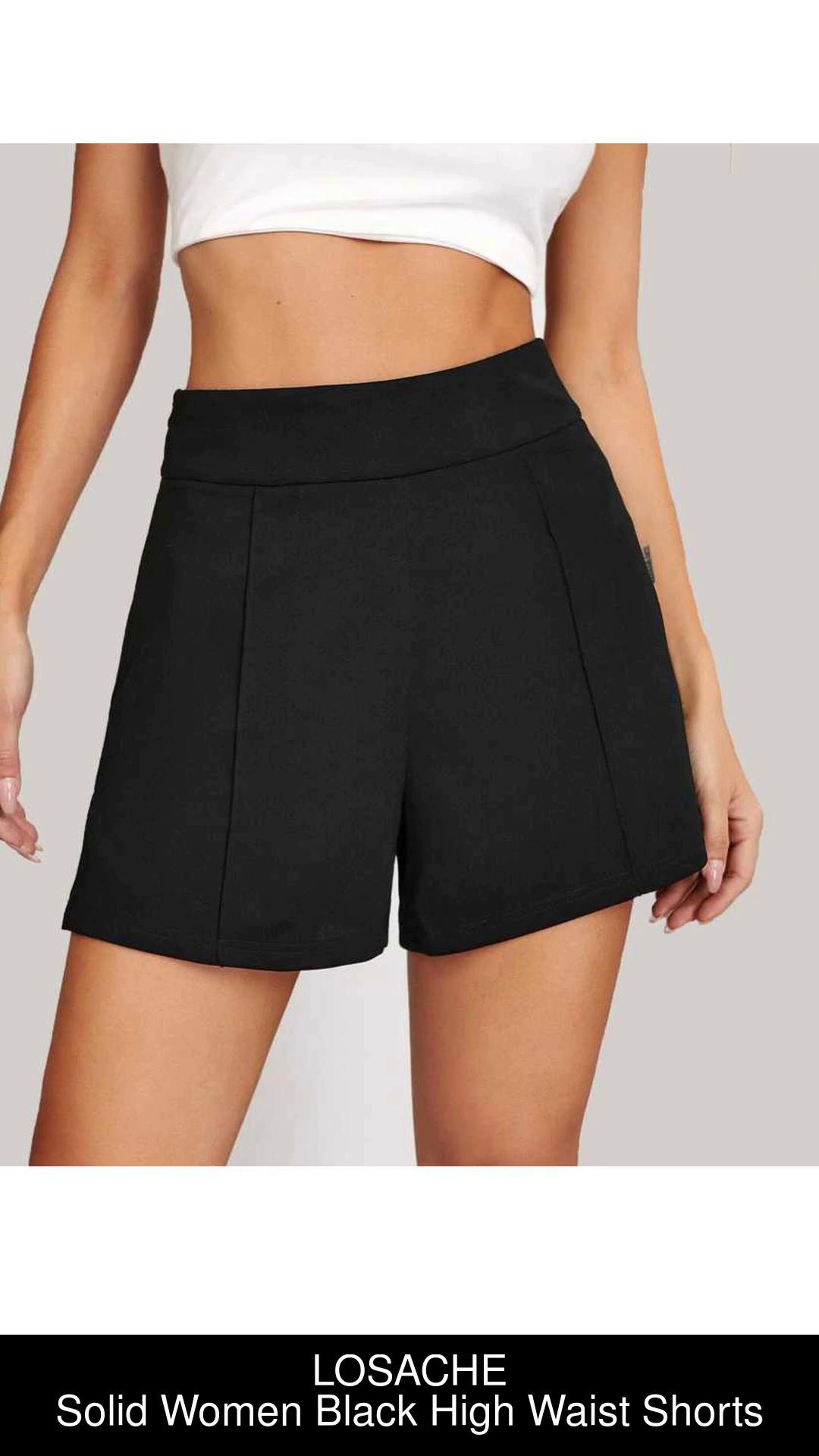 High Waist Shorts - Buy High Waist Shorts online in India