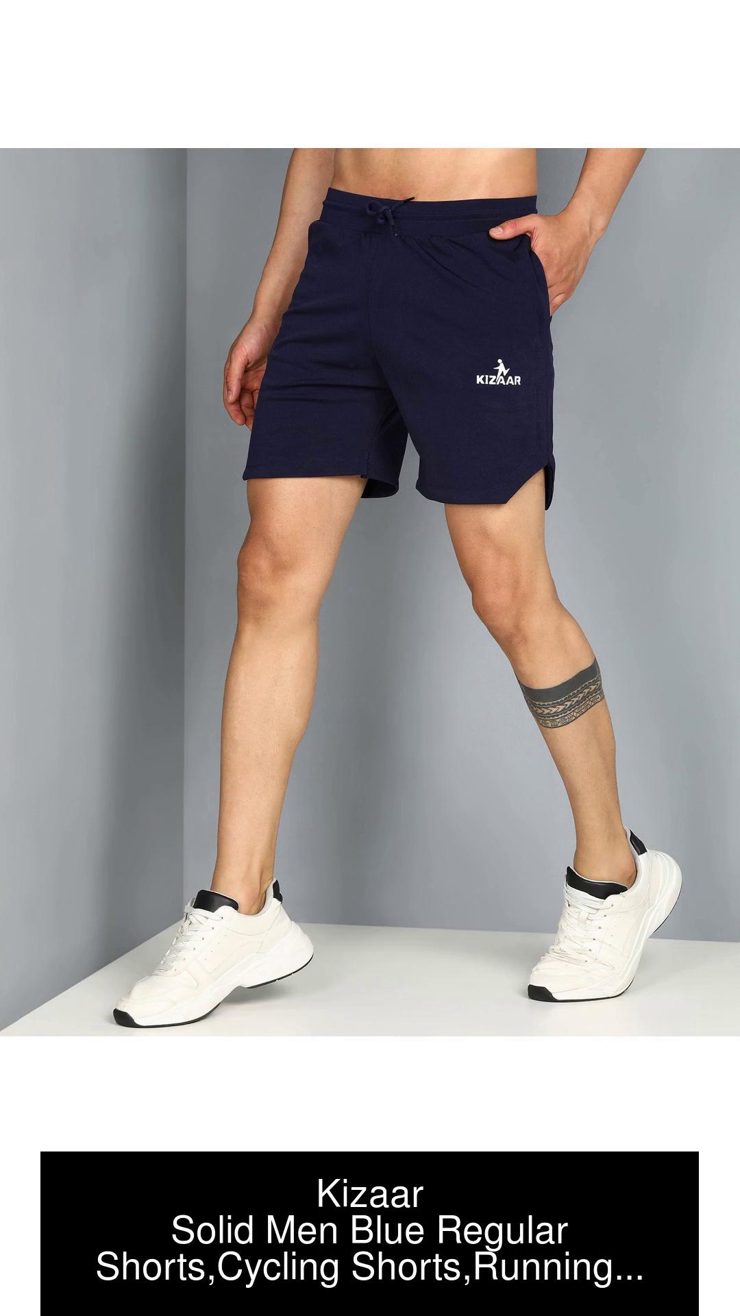 Mens blue 2025 cycling shorts