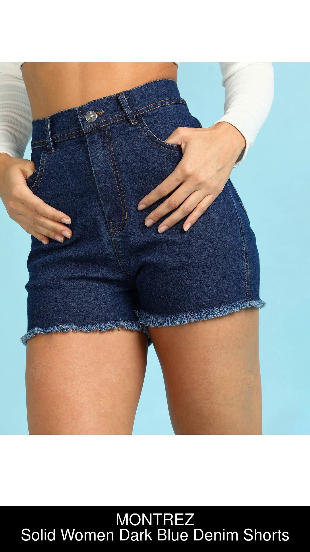 Buy Blue Shorts for Women by AERO JEANS WOMENS Online  Ajiocom