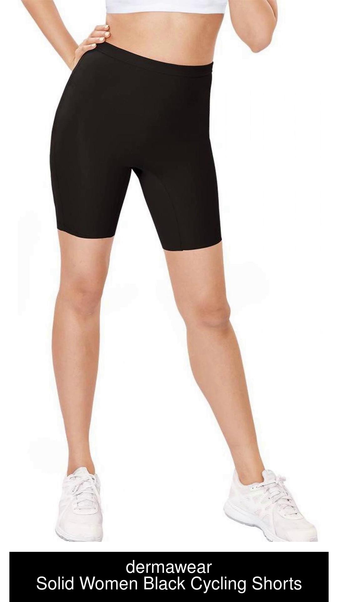 Biker shorts with discount logo