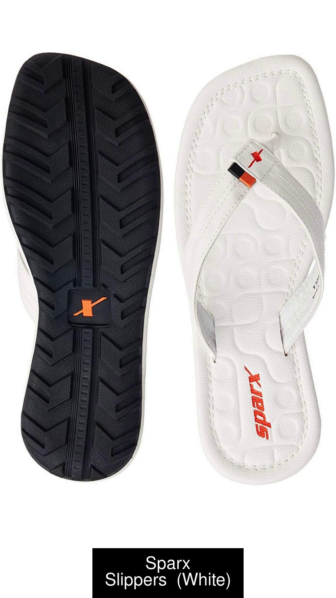 Sparx white chappal new arrivals