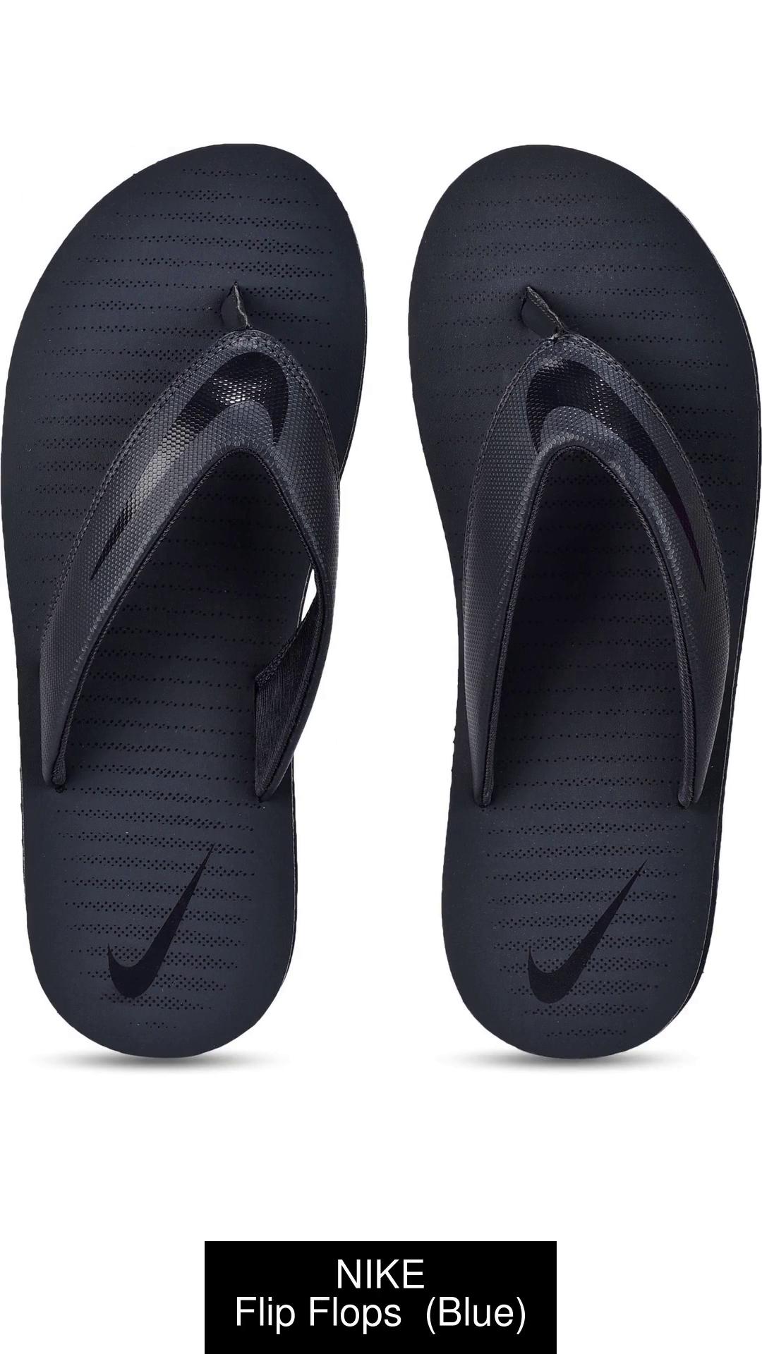 Nike men's chroma on sale thong 5 black slippers