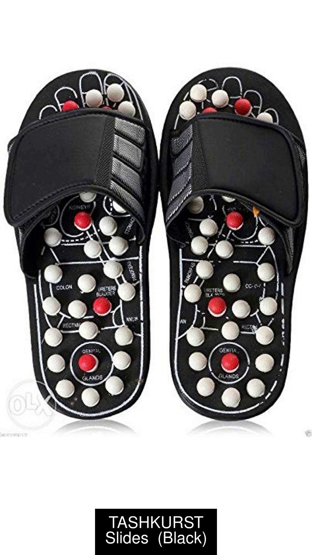 TASHKURST Men Acupoint Massage Slippers Sandal For Feet