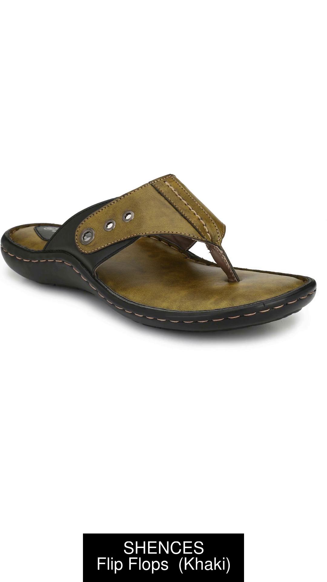 SHENCES Men COMFORTBLE CUSHIONED FOOTBED Flip Flops Buy SHENCES