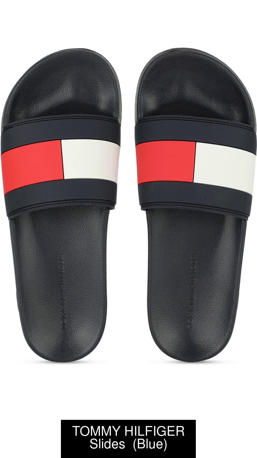 Tommy hilfiger hot sale slides blue