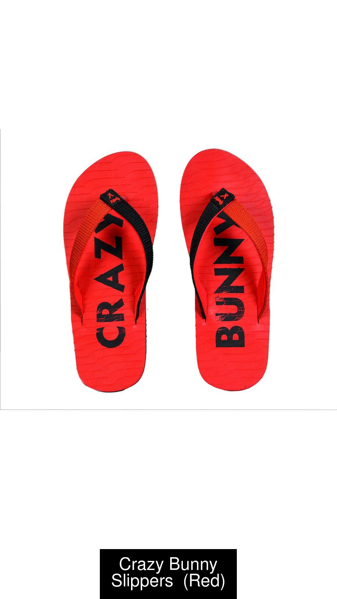 Buy Crazy Bunny Men Red Casual Flip Flop Online - Get 55% Off