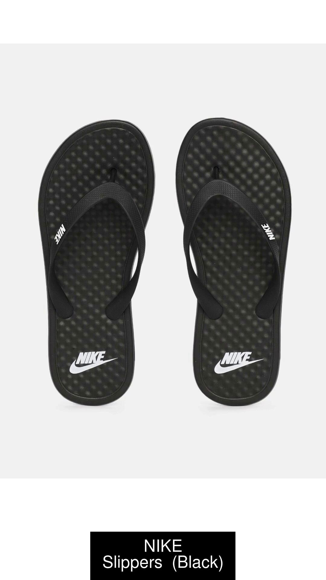 Nike slippers store white