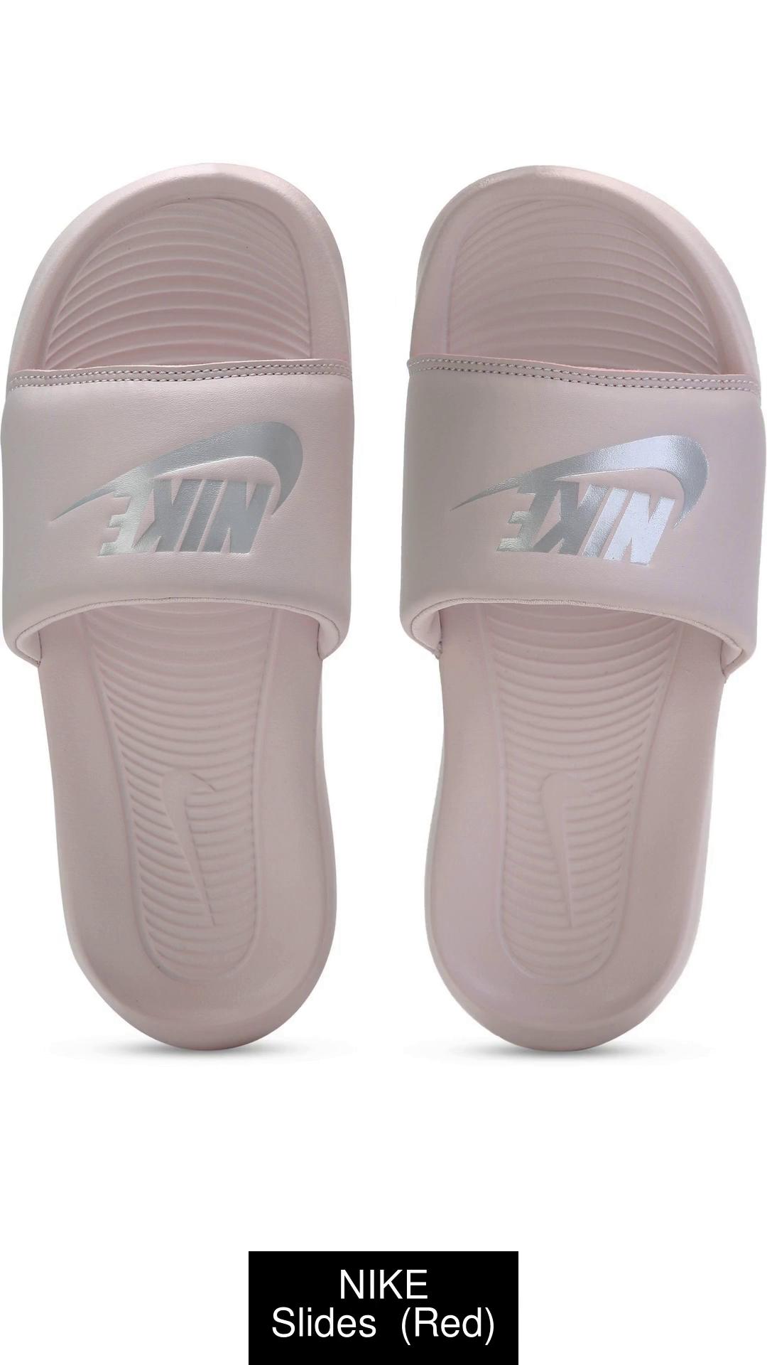 Nike rose gold outlet sliders