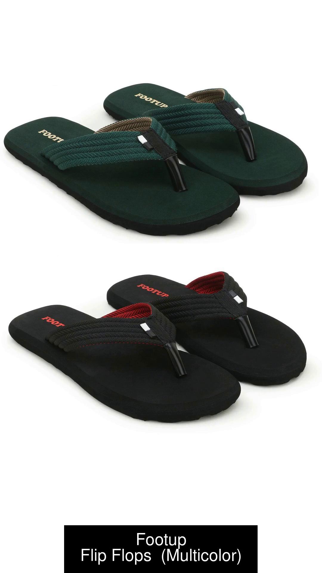 Multicolor discount flip flops