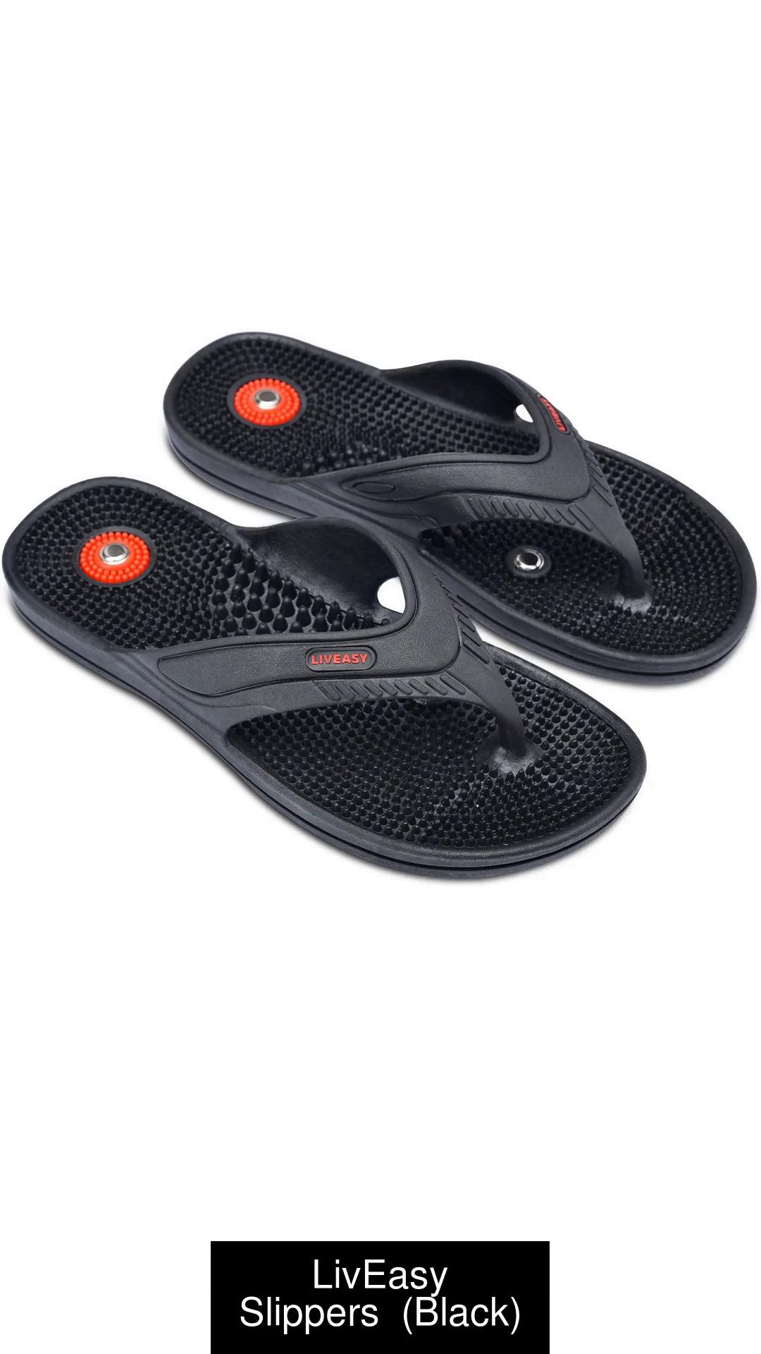 LivEasy Men Essentials Acupressure Slippers for Men Slippers Buy