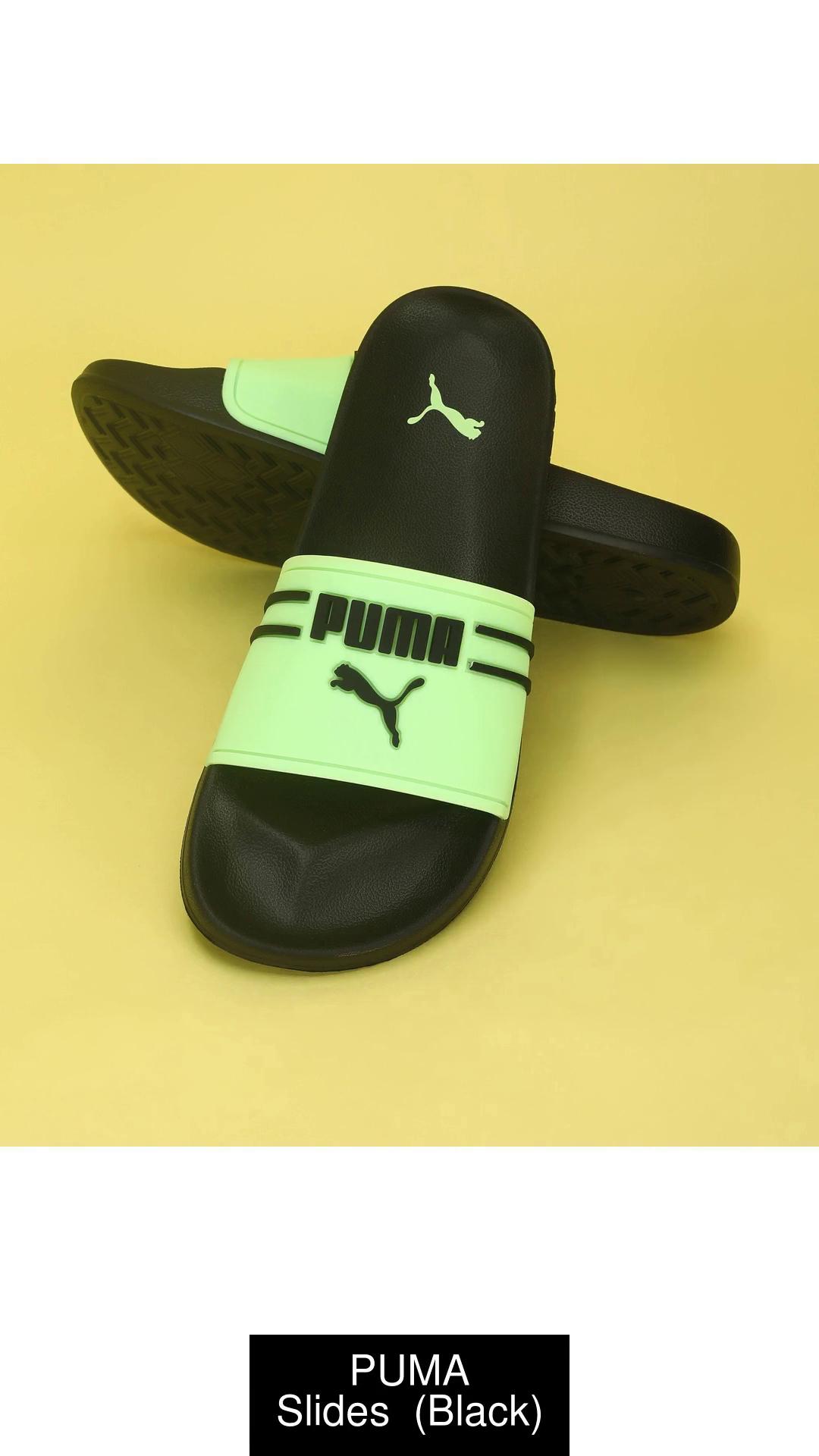 Neon cheap puma slides