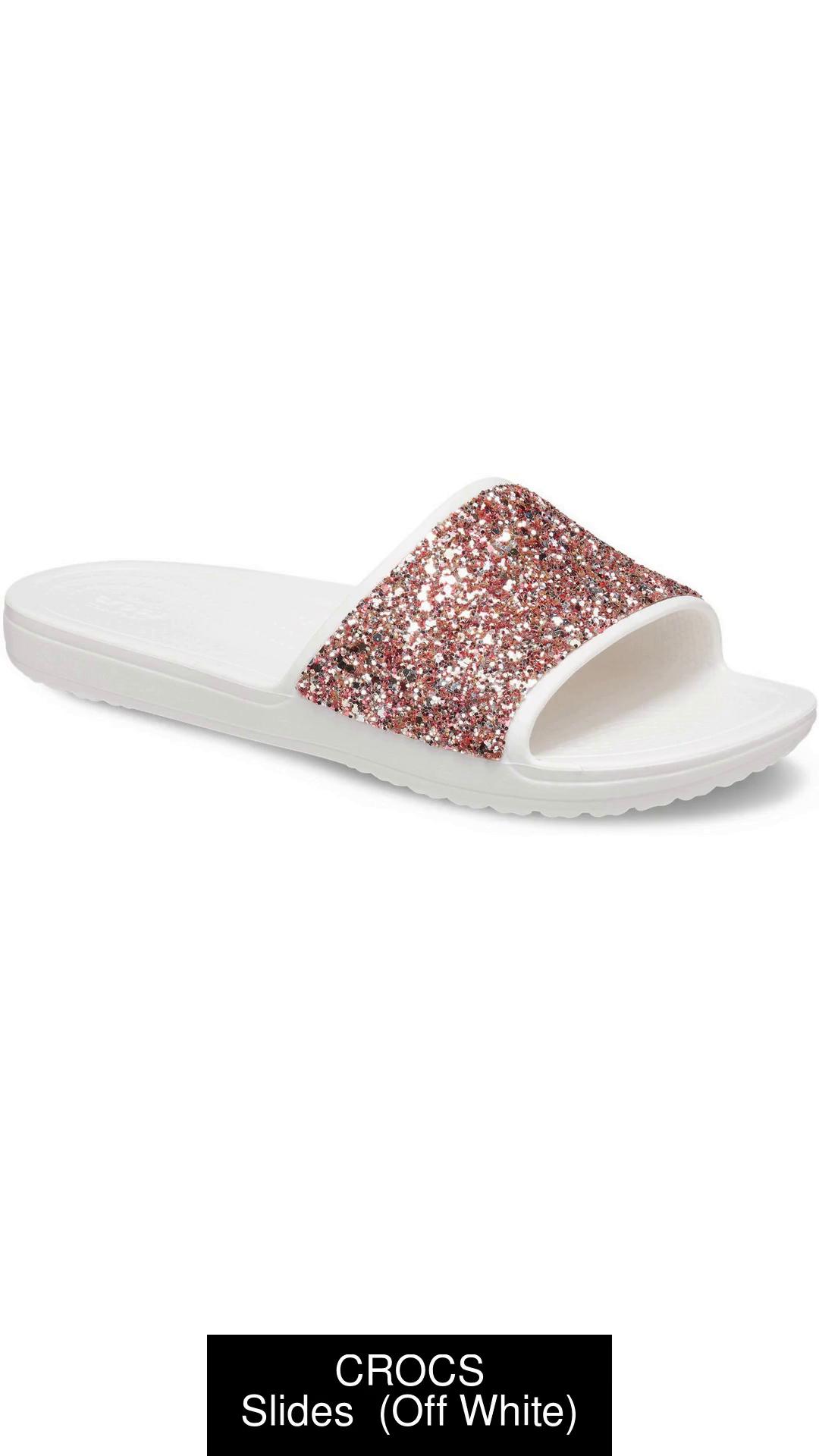 Red hot sale glitter slides