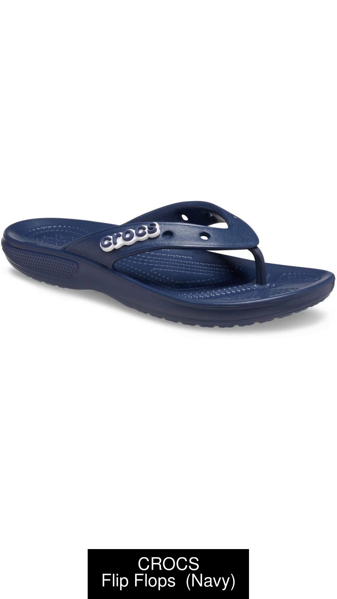 Classic Crocs Navy Unisex Flip - Crocs™ India