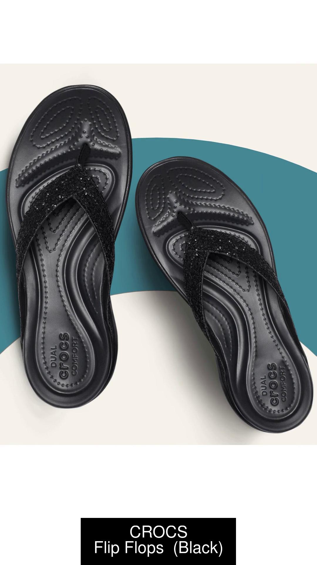 Dual comfort sale crocs flip flops