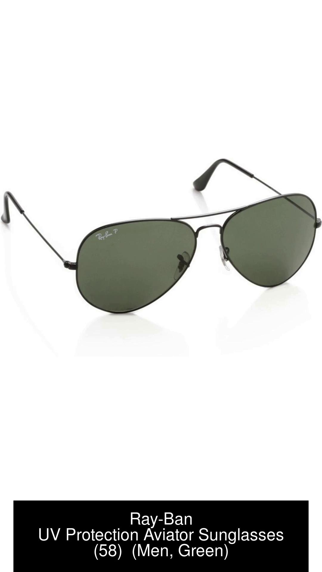 Green aviator sunglasses ray clearance ban