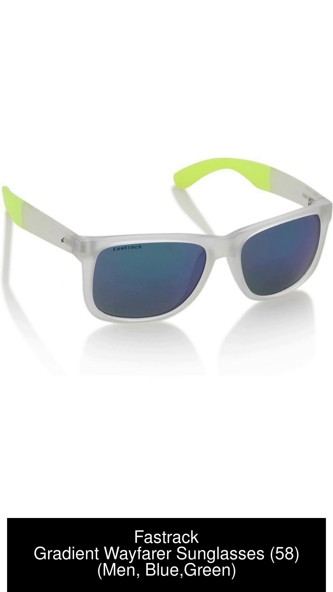 Buy Fastrack Wayfarer Sunglasses Blue, Green For Men Online @ Best