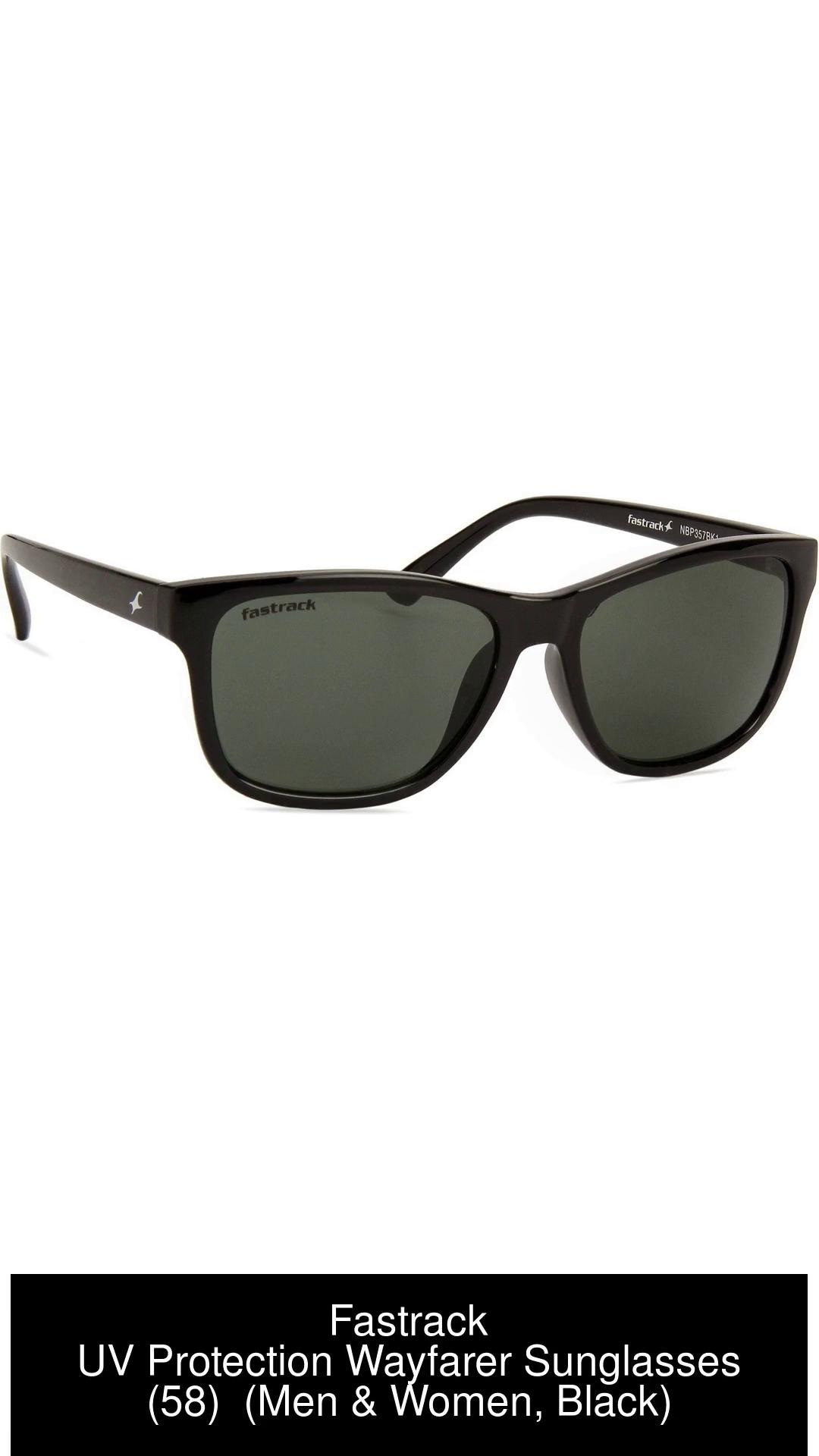 Buy Fastrack Men's Polarized Green Lens Square Sunglasses at Amazon.in