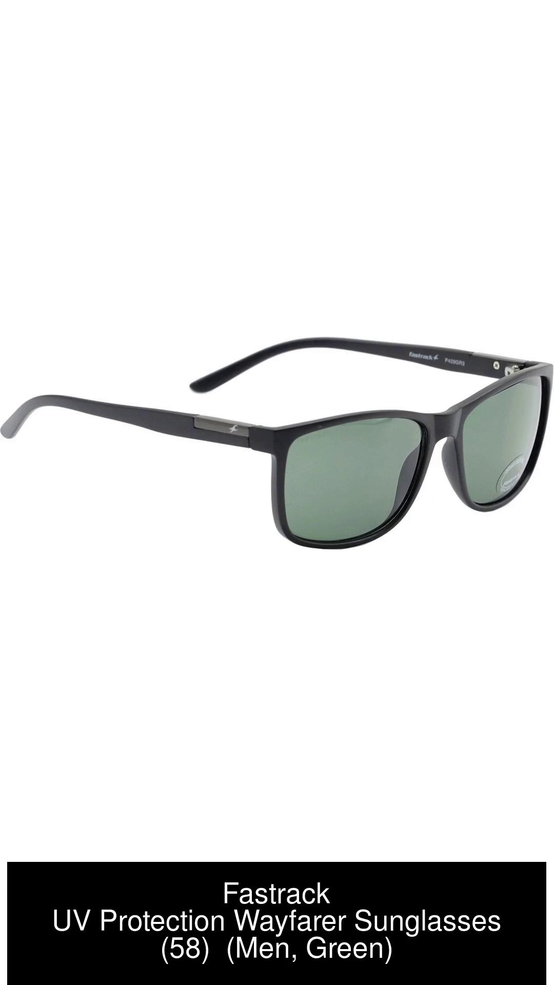 Buy Fastrack Men Wayfarer Sunglasses NBP357BK1 - Sunglasses for Men 7822969  | Myntra