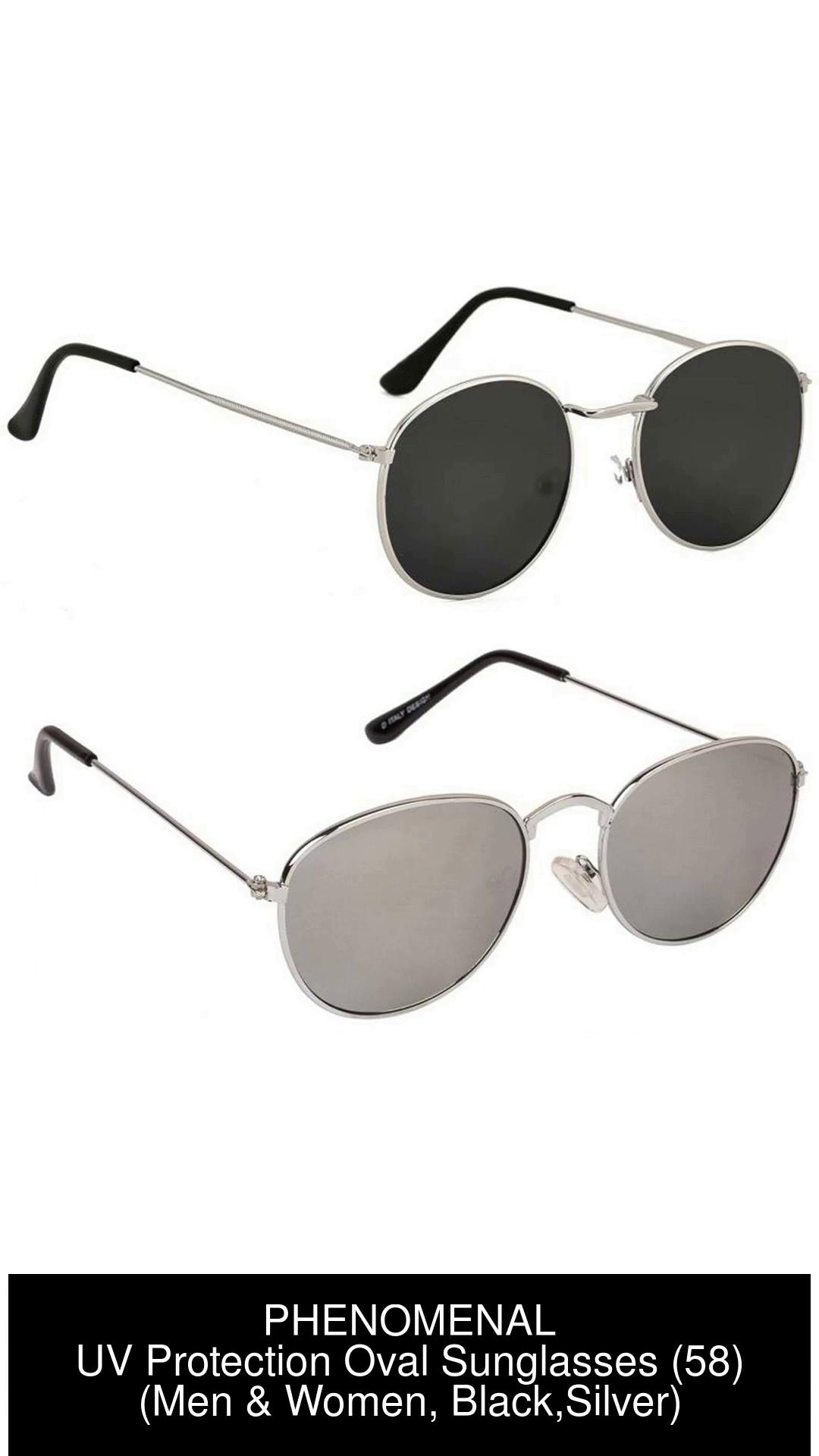 Round best sale oval sunglasses